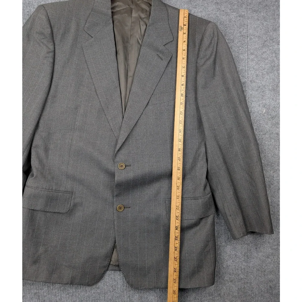 Canali Blazer Men 52R Loro Piana Tasmanian Wool Pinstripe Old Money Quiet Luxury